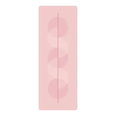Naturkautschuk-PU rutschfeste bedruckte Yogamatte, breit und dick, farbig bedruckte Feen-Matte, schweißabsorbierend, Fitness-Luxusmatte
