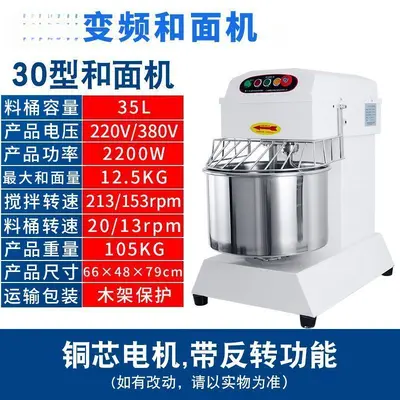 H31520 dual-speed dough mixer, silent, commercial - 5