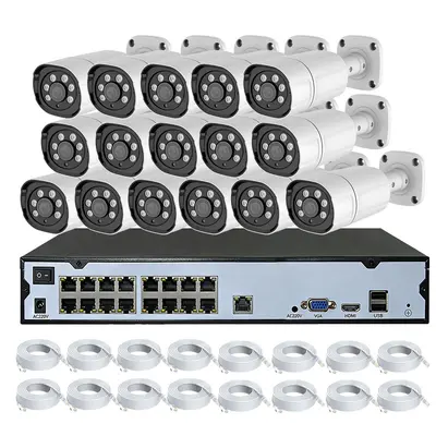 POE 16-Kanal-Überwachungsset NVR, 4K 8MP Netzwerkkamera - 9