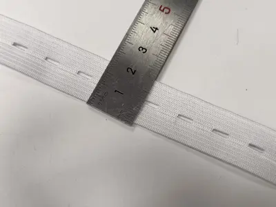 Verstellbares Gummiband mit Knopflöchern für Schwangerschafts- und Kinderhosen, Schwarz un - 10