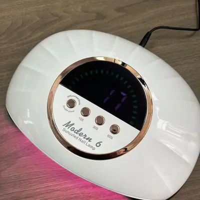 69 LED çift el kırmızı ışıklı tırnak lambası, 120W yüksek güçlü - 4