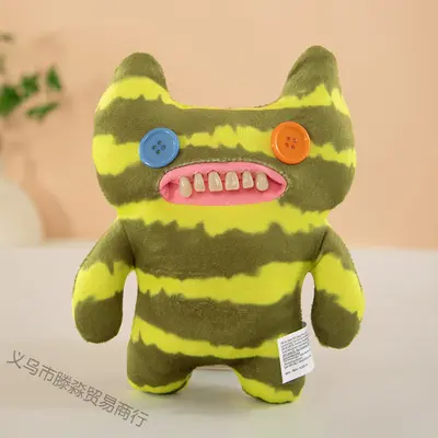 Sevimli Diş Canavarı Peluş Oyuncak, Punk Diş Figürü, Çocuk Hediyesi - 7