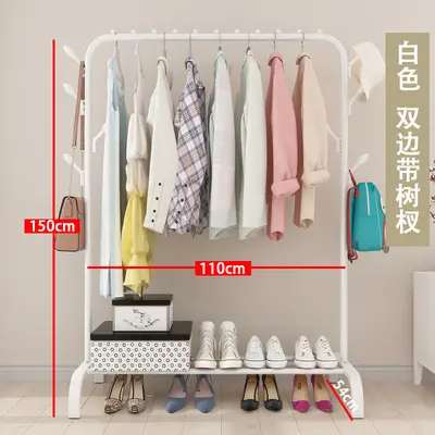 Freestanding Clothes Rack for Bedroom, Simple Coat Rack - 9