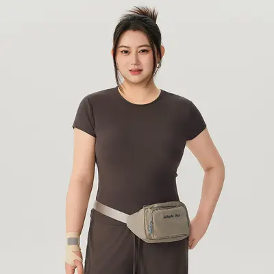 Plus Size Women's Short Sleeve Quick-Dry Yoga and Sports T-Shirt - 12