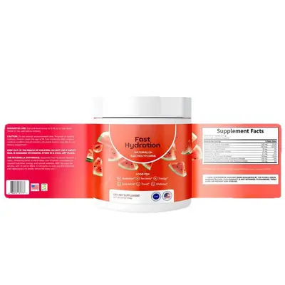 现货包邮TK亚马逊跨境爆款158g电解质粉Fast Hydration源工厂直销