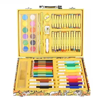 Small yellow duck children's watercolor set 145-piece art kit