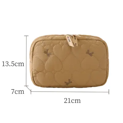 Portable makeup bag with butterfly bow design - 11