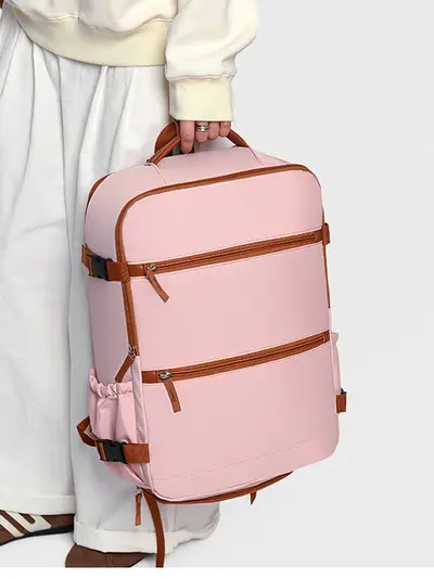 Cross-Border Travel Backpack Business Carry-On Airplane Backpack Unisex Lightweight High-Quality Design Travel Luggage Storage Bag - 3