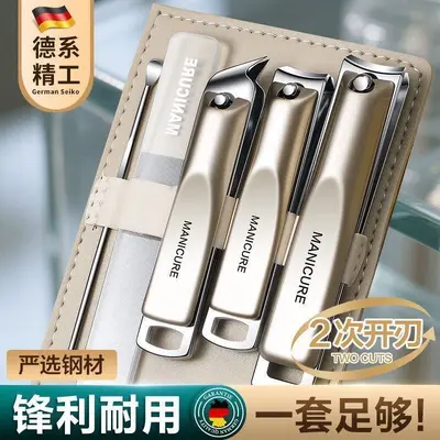 德国精工指甲刀指甲剪套装男女家用单个指甲钳斜口修指甲工具全套 - 7