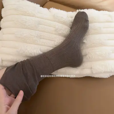 Women's Summer Thin Long Calf Socks, Boot Compatible - 8