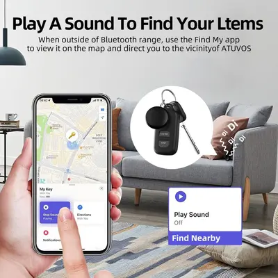 Apple FindMy Bluetooth-Tracker für Kinder und Haustiere, AirTag-kompatibel - 4