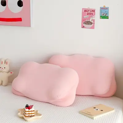 Ergonomic Neck Support Breathable Cloud Pillow, Ages 3 to 10+ - 7