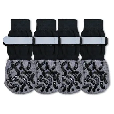 Non-Slip Indoor Socks for Medium and Large Dogs - 8