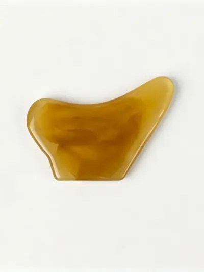 Reçine Gua Sha Taşı Taklit Koç Boynuzu Gua Sha Tahtası Aksesuarları Özelleştirilebilir Küçük Koyun Tırnak Miyofasyal Serbest Bırakma Masaj Meridyen Çubuğu Stok Toptan