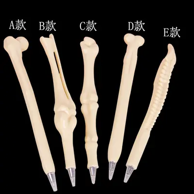Korean Style Realistic Bone-Shaped Ballpoint Pen, Student Prize - 7