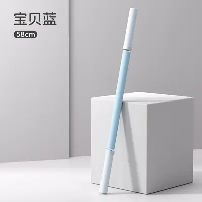 韩国新款瑜伽按摩棒腿部背部辅助拉伸健身神器肌肉滚轮放松筋膜棒 - 10