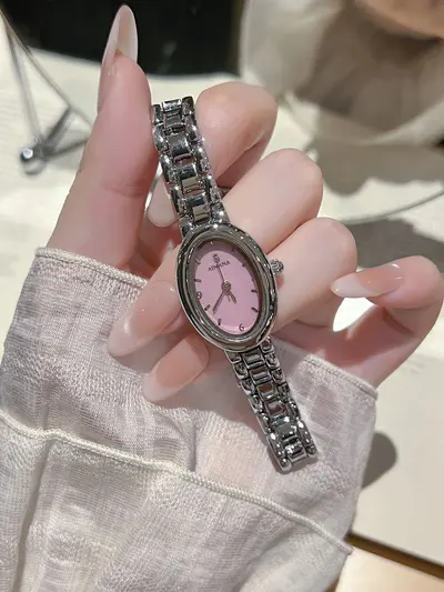 AIMANA New Pigeon Egg Dial Women's Watch Premium Elegant Luxury Temperament Wristwatch Exquisite Baguette Watch Wholesale - 8