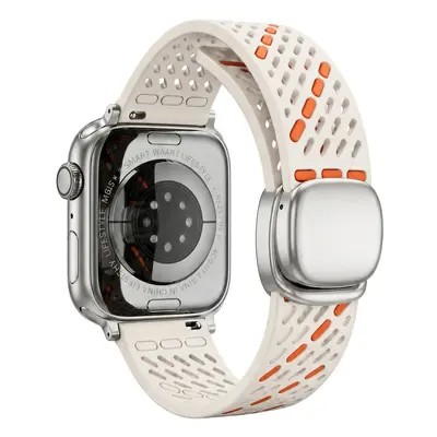 Apple Watch S11 için Delikli Silikon Manyetik Kordon - 8