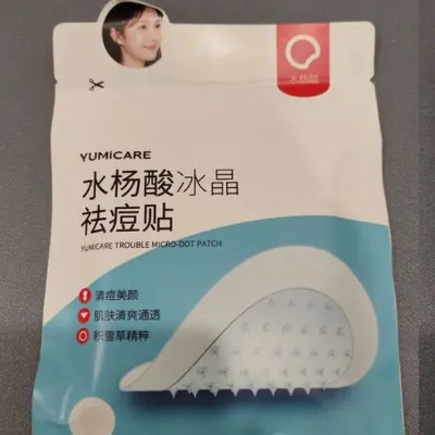 Microcrystalline acne patch, microneedle, salicylic acid