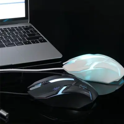 Fare Kablolu Işıklı Ofis Bilgisayar Faresi Evrensel İhracat Üreticisi Toptan Fare Fabrika Stok Hızlı Gönderim