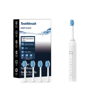 Cross-Border Popular Electric Toothbrush Deep Cleaning Toothbrush Household Type Magnetic Levitation Motor Home Package Wholesale