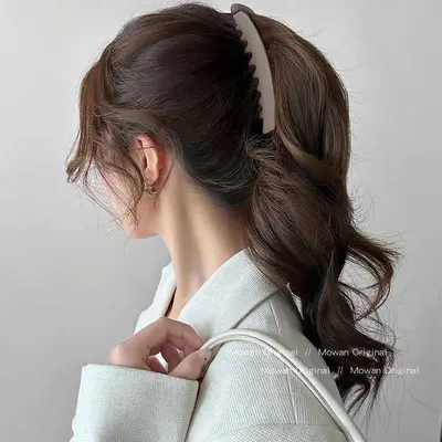 Bestselling Banana Hair Clip Large Volume Hair Clip Back Head Clip High Ponytail Claw Clip Vertical Clip No Hair Damage Twist Clip