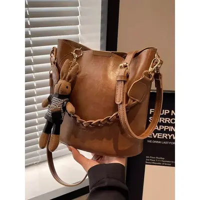 Damen-Beuteltasche im Retro-Design, Modell 2026, Umhängetasche - 4