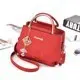 Women's Embroidered Small Handbag, Solid Colour, 2026 Model - 12