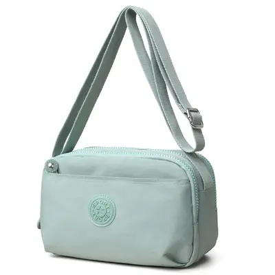 Waterproof Nylon Oxford Women's Shoulder Bag, Casual Printed Bag for Middle-Aged Women - 12
