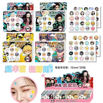 明星同款痘痘贴可爱图案淡化痘印祛痘净痘隐形轻薄可上妆遮疤装扮 - 8