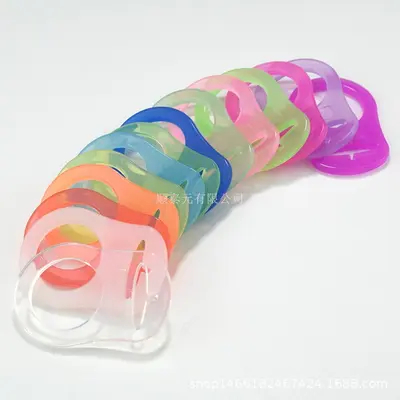 Silicone Ring Clip for MAM Pacifier Chain, Hole-Free - 3