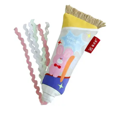Pink Bunny Catnip Cat Toy, Self-Play Interactive Cat Teaser