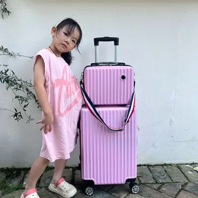 12 and 20 Inch Cabin Trolley Suitcase with Universal Wheels - 1