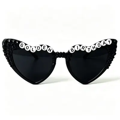 Birthday Party Glasses Set with Black Strap - 8