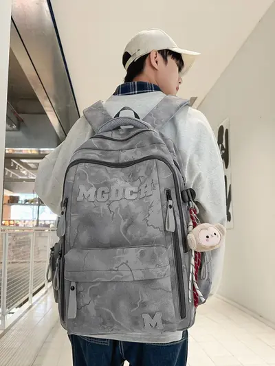 Air Cushion Schoolbag with Laptop Compartment, Large Capacity - 5