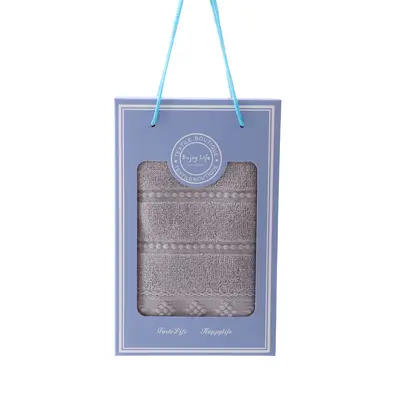 Pure cotton towel set, embroidered, dual pack, corporate gift - 12