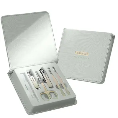 Nail scissor set 6-piece, gradient colors, glass file