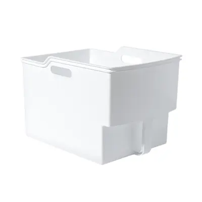 Hochschrank-Aufbewahrungsbox, Kunststoff mit Griff - 5