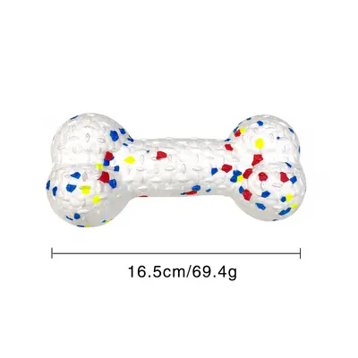 ETPU Bone Dumbbell Dog Toy, Durable Chew-Resistant - 10
