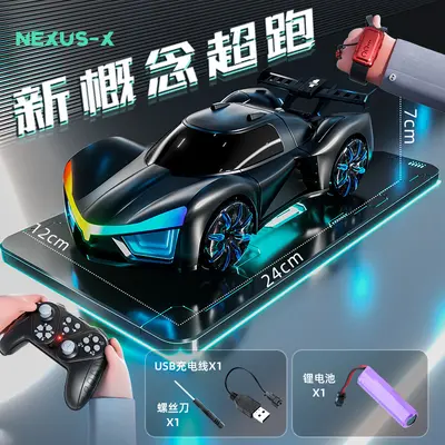 Gesture-Controlled Four-Wheel Drive Drift RC Stunt Car Toy with Lights - 11