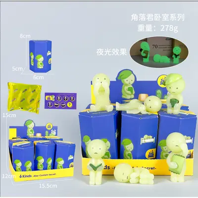 Engel-Ecke Kun Glow-in-the-Dark Blindbox-Figur Handyhalter - 13