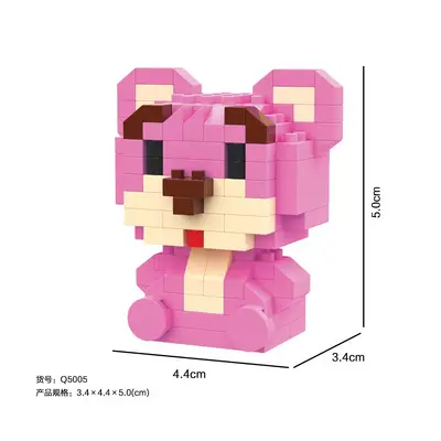 Sınır Ötesi Mikro Parçacık Yapı Taşları Çocuk Karikatür Figürü Eğitici Montajlı Yapı Taşları Kör Kutu Stres Giderici Oyuncak Action Figure Toptan