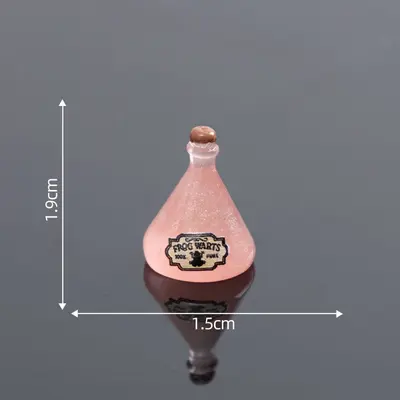 Sınır Ötesi Yeni Ürün Gece Parlaklığı Sihirli İksir Şişesi Mini Masaüstü Dekorası Oyuncak Ev DIY Dekorasyon Reçine Aksesuarı