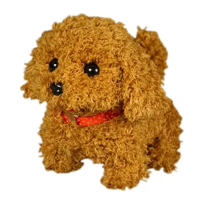 Elektrisches Plüsch-Kaninchen-Hundespielzeug für Kinder, das Geräusche macht, läuft und elektrische Männer und Frauen sucht
