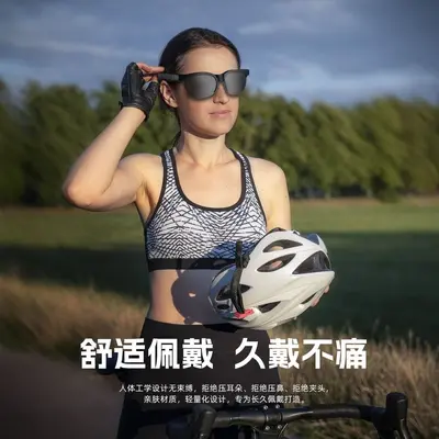 跨境爆款AI智能蓝牙眼镜XG88 PRO太阳镜运动通话无线音频眼镜双耳 - 4