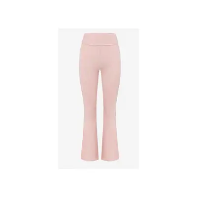 Women's Yoga Set Chest Pad High Waist Quick-Dry Flared Pants - 12