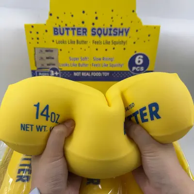 Langsam rückstellender weicher Butter-Stick-Squishy, Stressabbau-Spielzeug