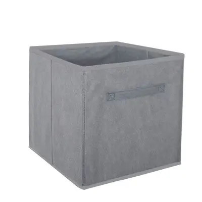 Tragbarer Stoff-Organizer ohne Deckel für Kleidung, Unterwäsche, Socken, zusammenklappbare Aufbewahrungsbox, Staublschutz-Aufbewahrungskorb - 7