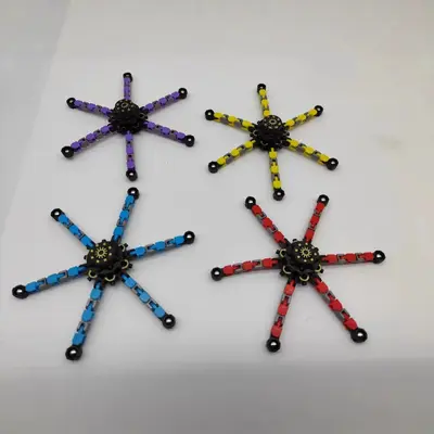 Mechanical Chain Gyro Stress Relief Toy, Transformable Fidget Toy