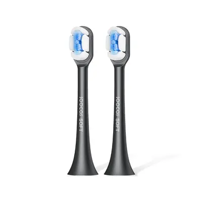 Soocas Electric Toothbrush Replacement Heads, 2 Pcs, Soft Bristles - 8